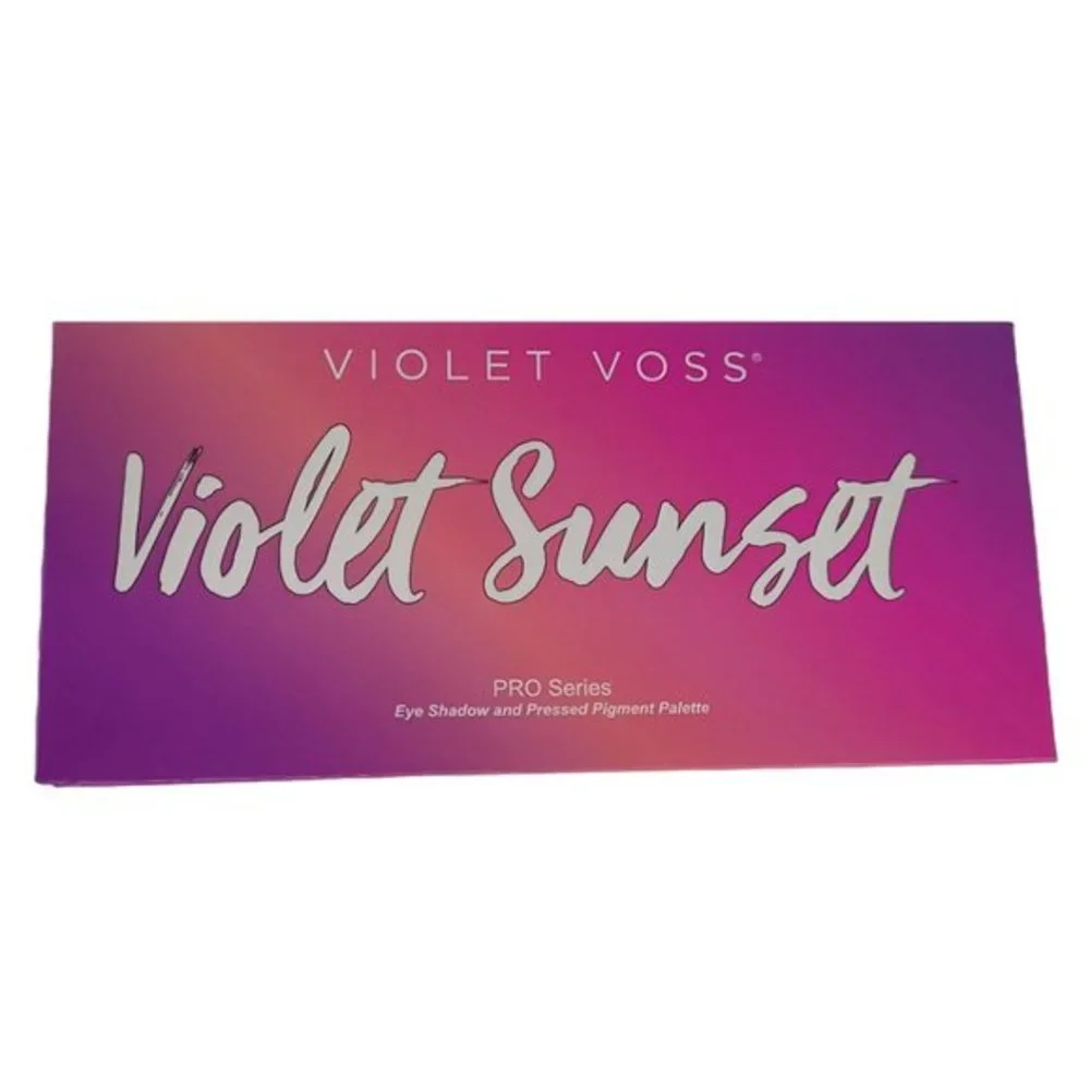 VIOLET VOSS Violet Sunset 10 Eyeshadow Palette Warm Purple Pink Full NEW $36
